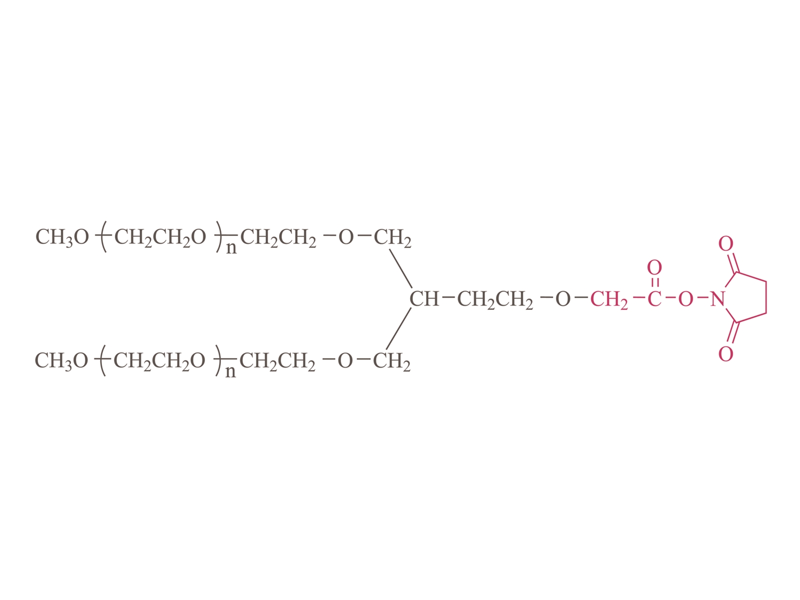 2 臂甲氧基聚（乙二醇）琥珀酰亚胺羧甲基酯 (PT02) [2 臂 PEG-SCM(PT02)]