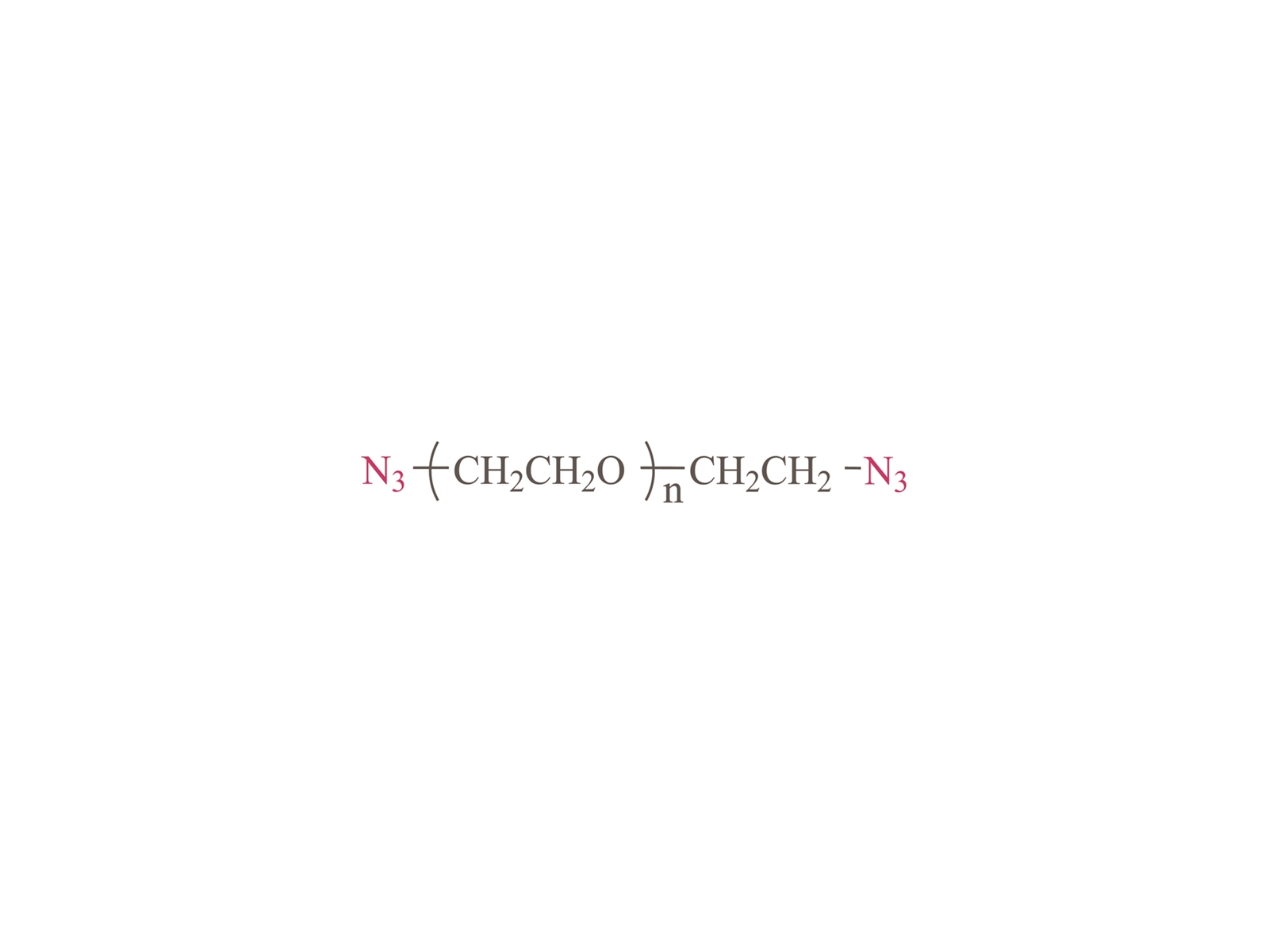 α ， ω-二叠氮基聚（乙二醇）[N3-PEG-N3] CAS：82055-94-5,24345-74-2,1379365-47-5,101187-39-7,182760-73-2,356046-26-9,225523-86-4,361543-07-9