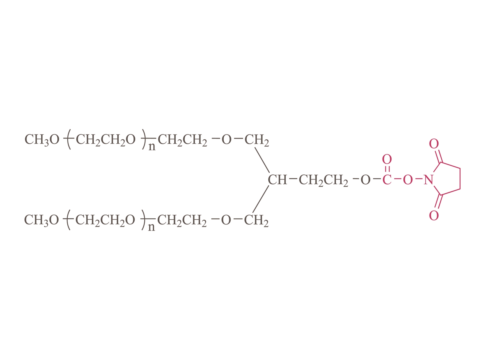2 臂甲氧基聚（乙二醇）琥珀酰亚胺碳酸酯 (PT02) [2 臂 PEG-SC(PT02)]