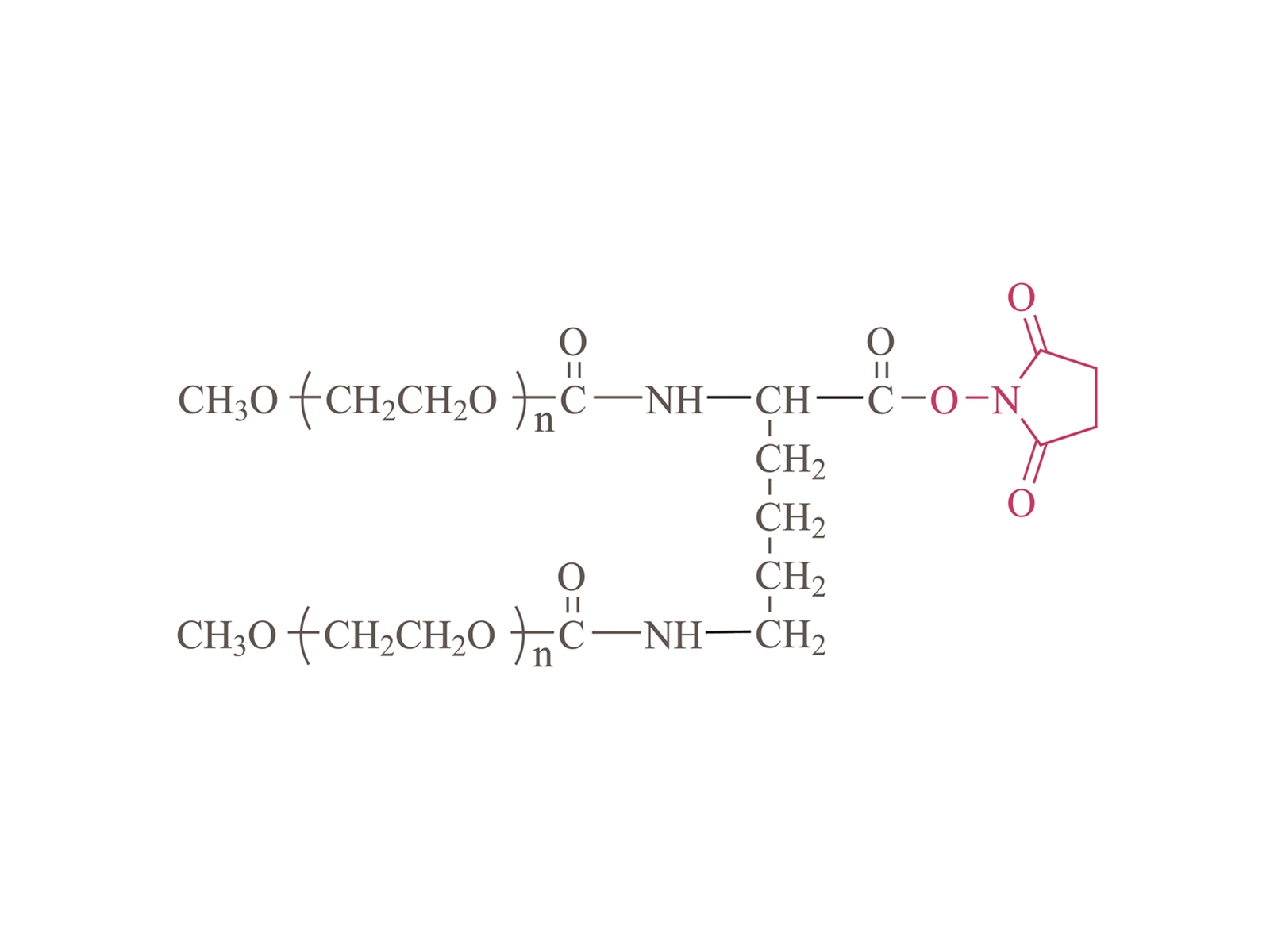 2臂甲氧基聚（乙二醇）琥珀酰亚胺酯（LYS01）[2臂PEG-NHS（LYS01）]